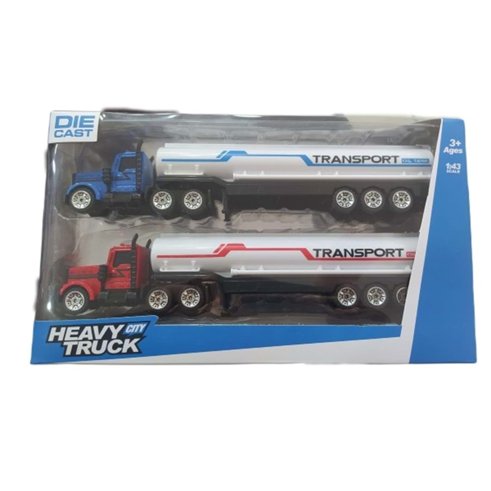 TQ123-G2 DIE CAST METAL TIR SETİ 2 Lİ