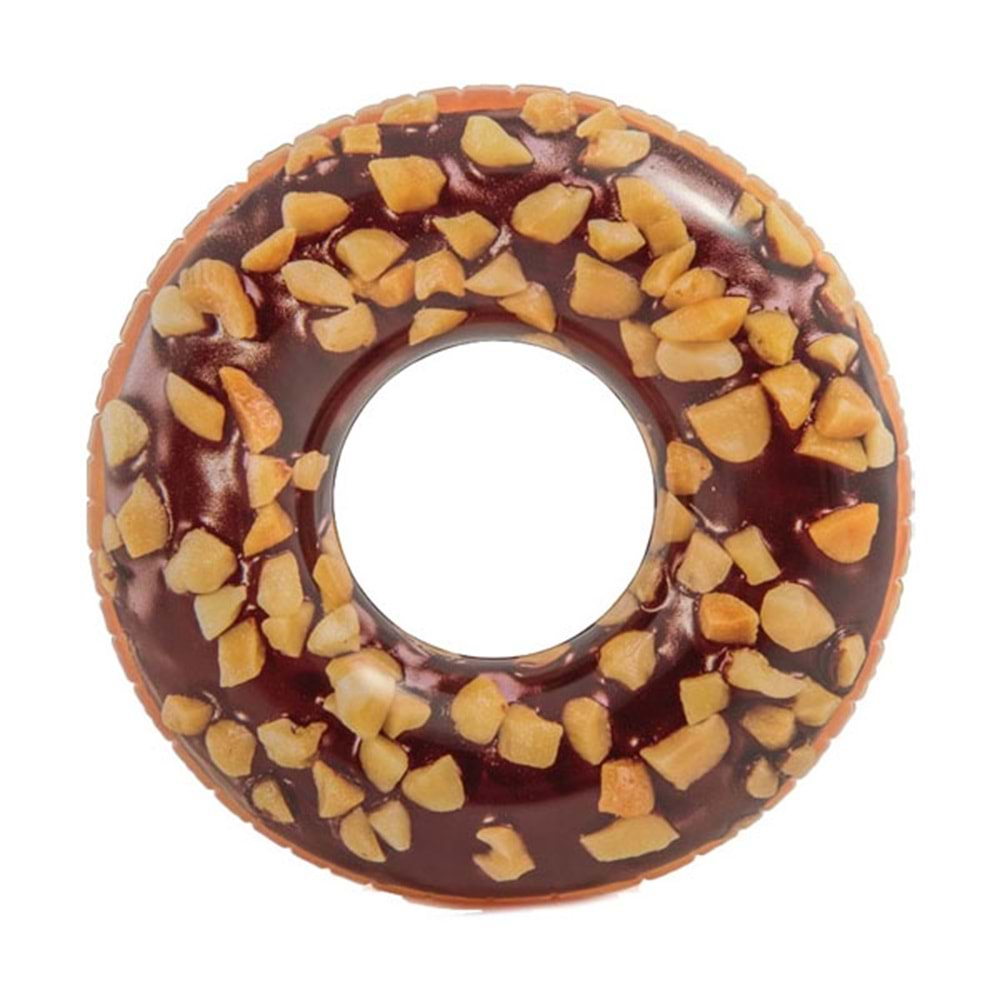 56262 İNTEX FINDIKLI ÇİKOLATALI DONUT SİMİT 114 CM 12 Lİ