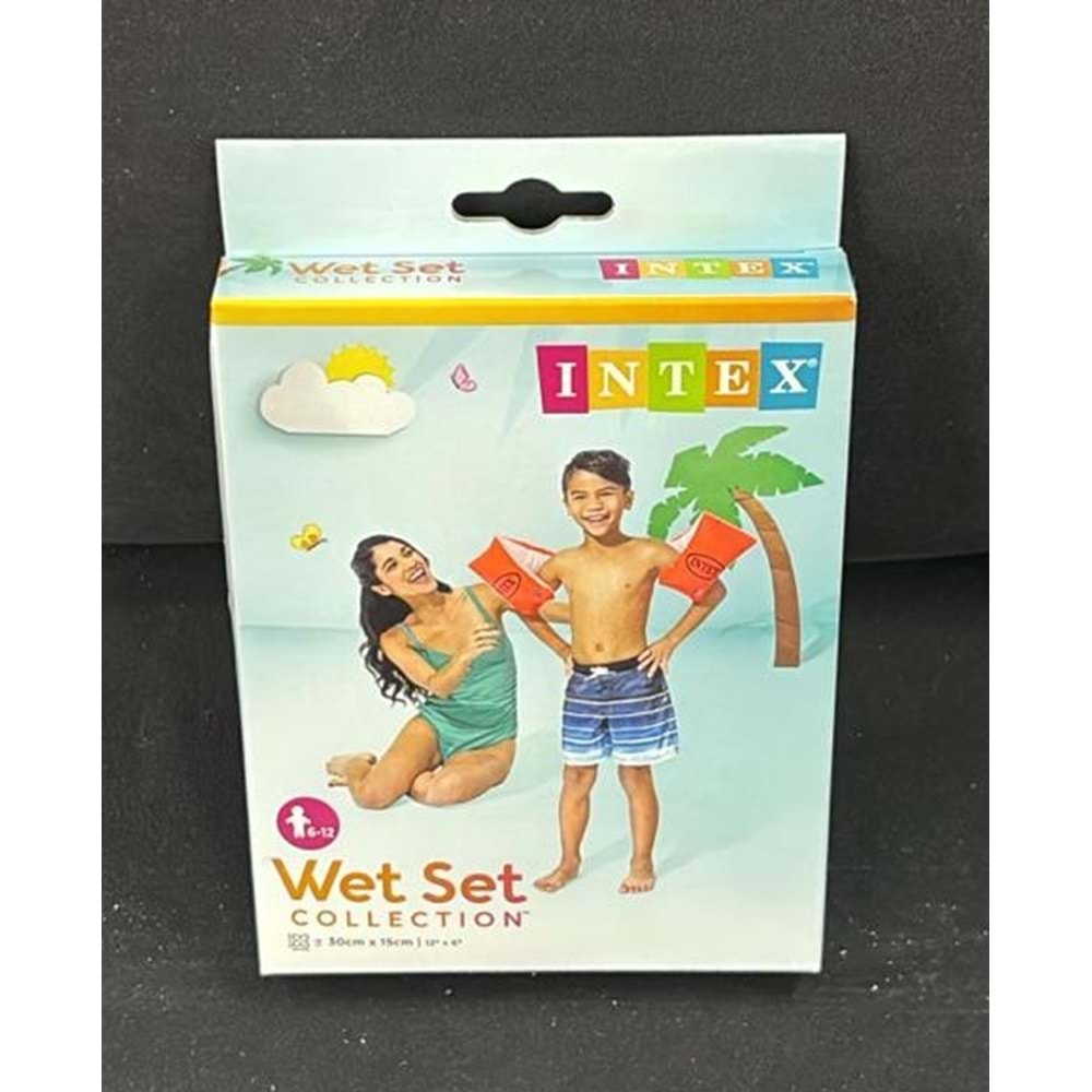 58641 İNTEX KIRMIZI KOLLUK 30*15 CM 36 LI