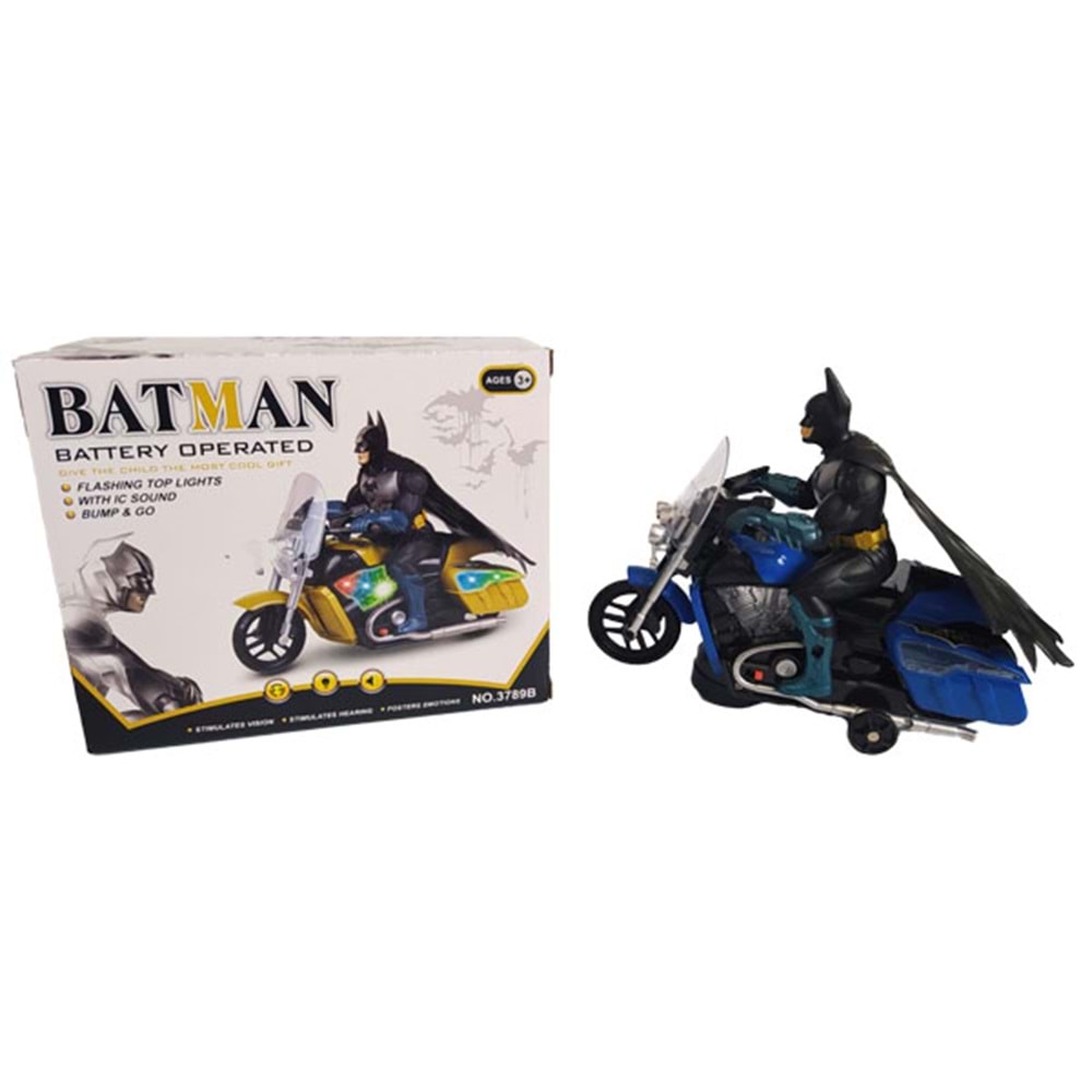 3789B IŞIKLI SESLİ BATMAN MOTOSİKLET