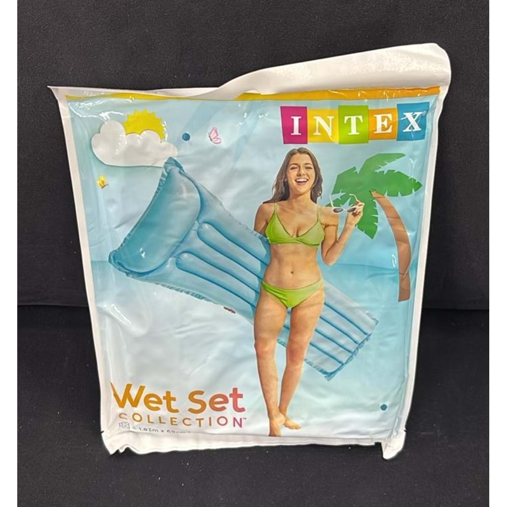 59703 INTEX RENKLİ DENİZ YATAĞI 183*69 36 LI