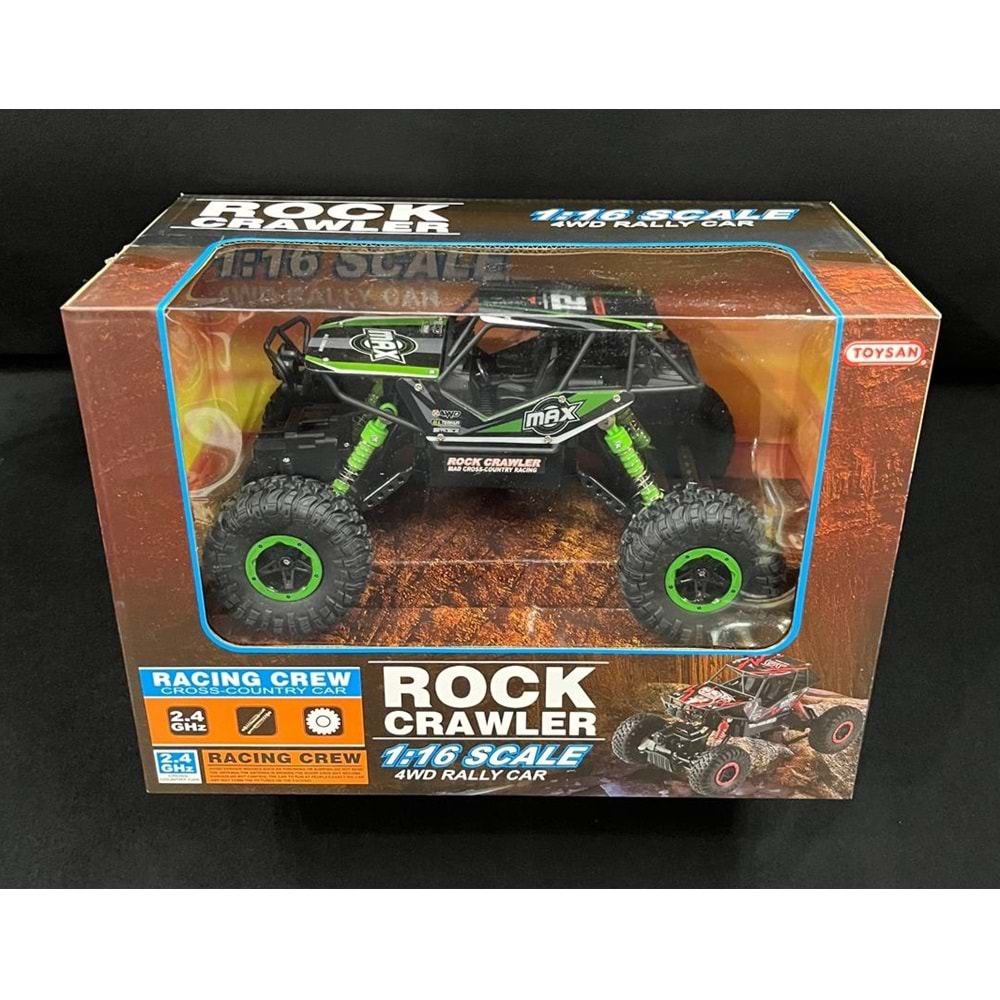 TOY-16 ROCK CRAWLER UZ. KUM. ŞARJLI ARABA