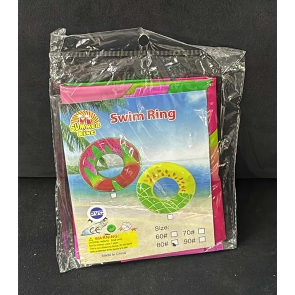 T-5008 MEYVE DESENLİ SİMİT 80 CM