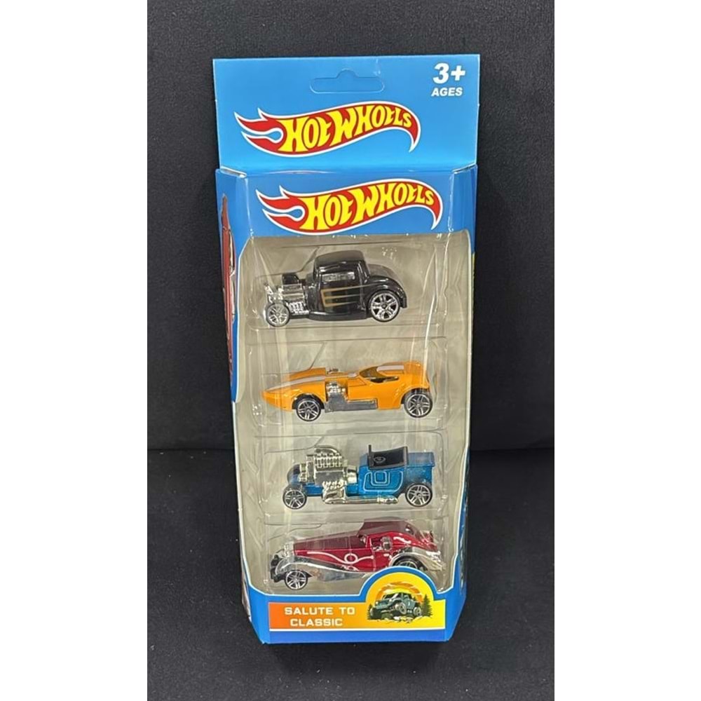 790-413C 4 LÜ HOT WHEELS ARABA (96)