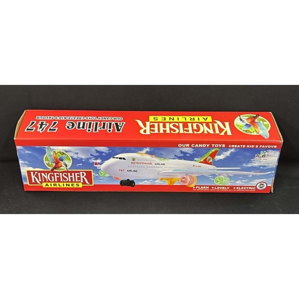 747-300KF KİNGFİSHER SESLİ IŞIKLI UÇAK (36)