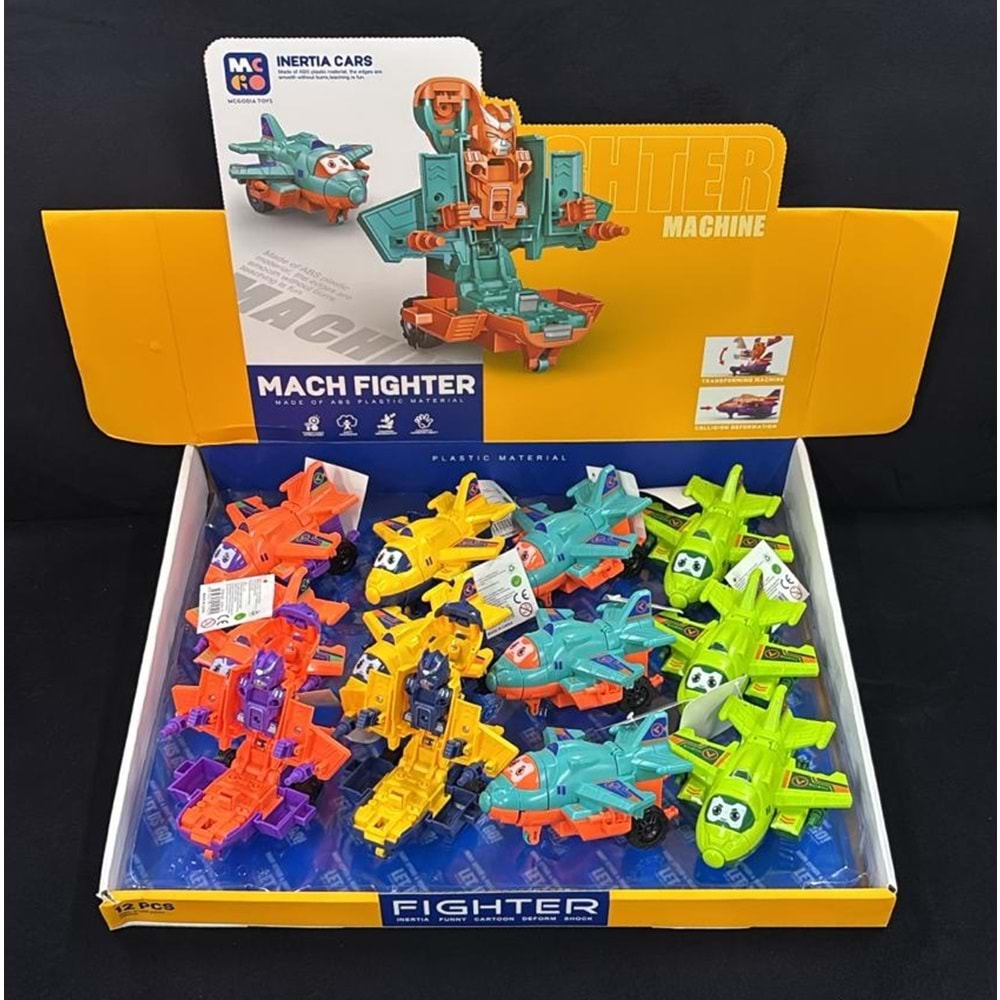 D400-35 MACH FİGHTER DÖNÜŞEN UÇAK 12 Lİ (108)