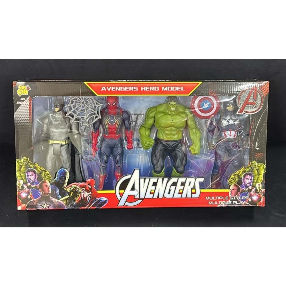 1622 AVENGERS KAHRAMANLAR 4 LÜ SET (36)