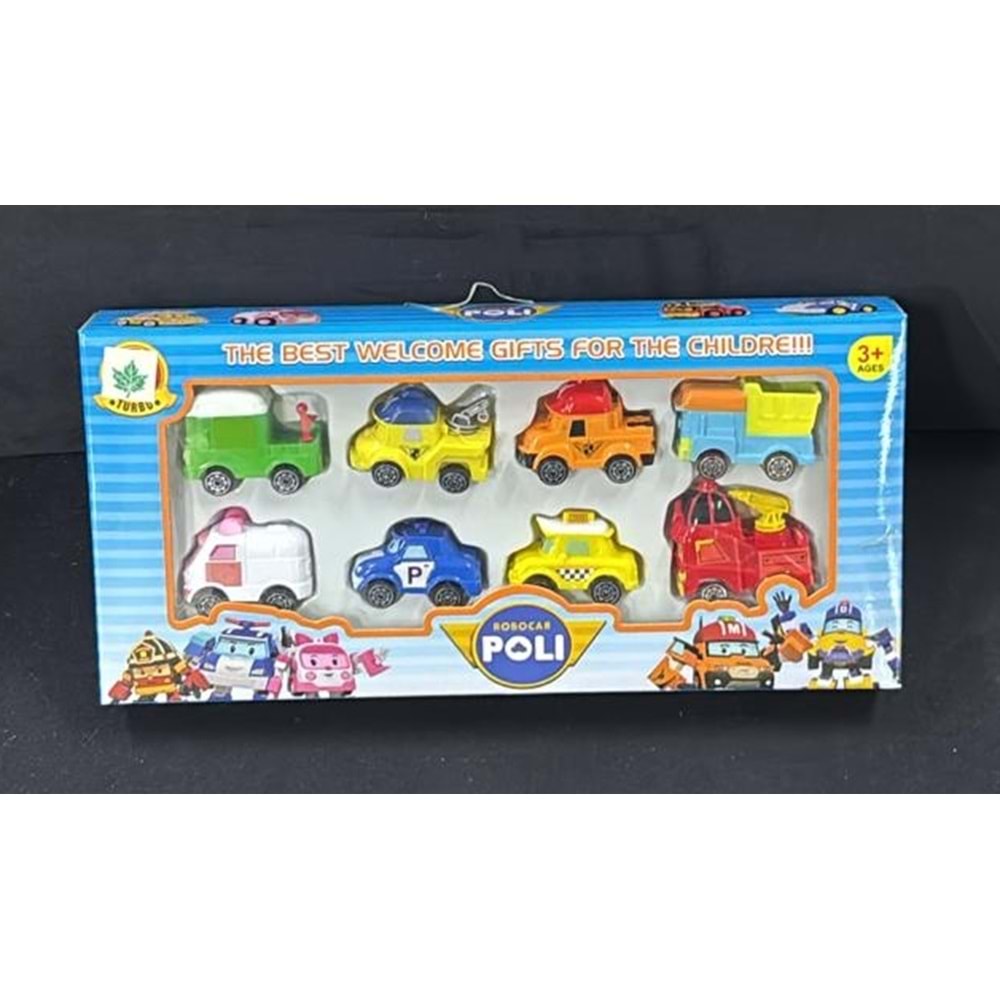 660-197 ROBOCAR POLİ 8 Lİ KUTU (112)