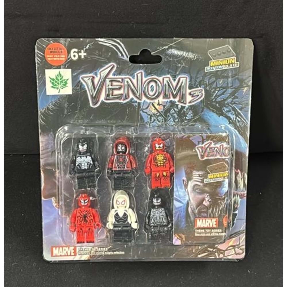 1186 VENOM 6 LI MİNİK FİGÜR (240)