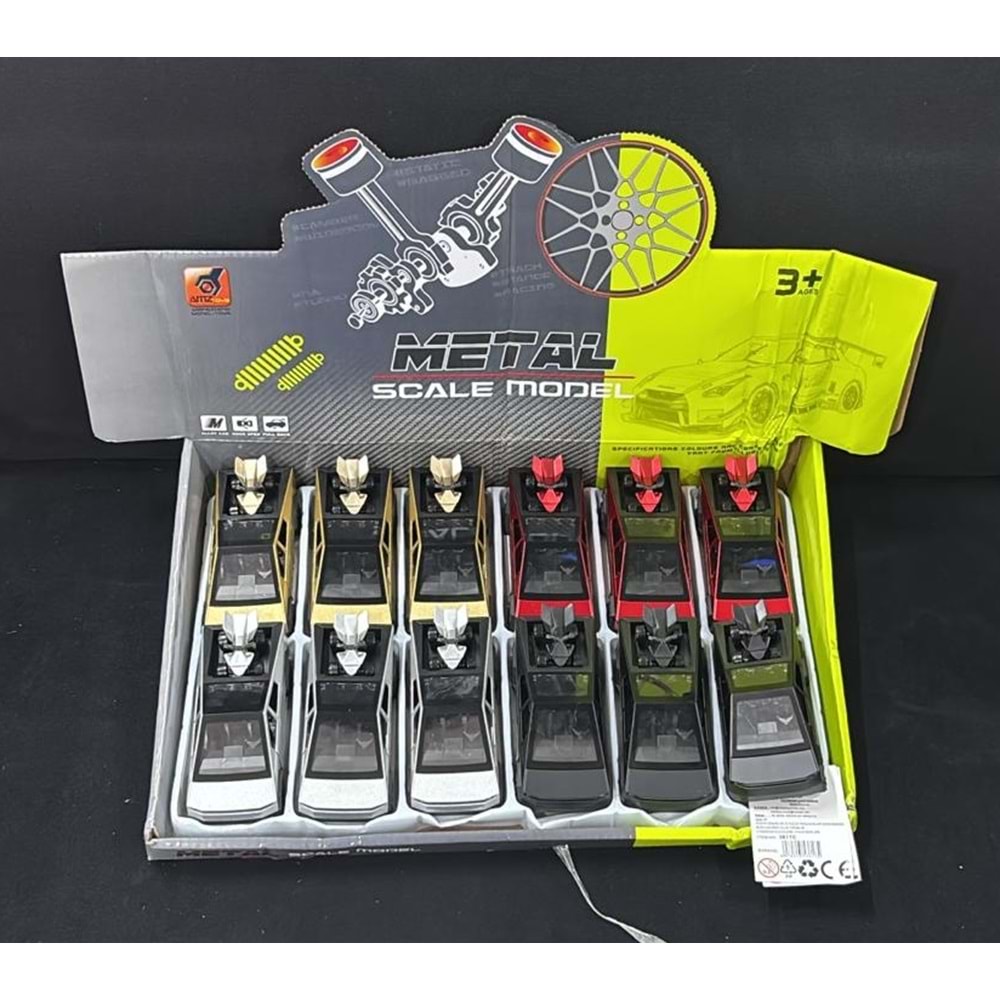 3617C ÇEKBIRAK METAL TESLA CYBERTRUCK 12 Lİ (288)