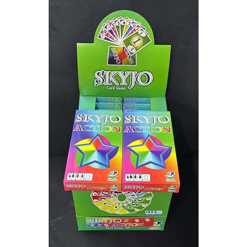 SKYJO ACTİON OYUN KARTI 20 Lİ