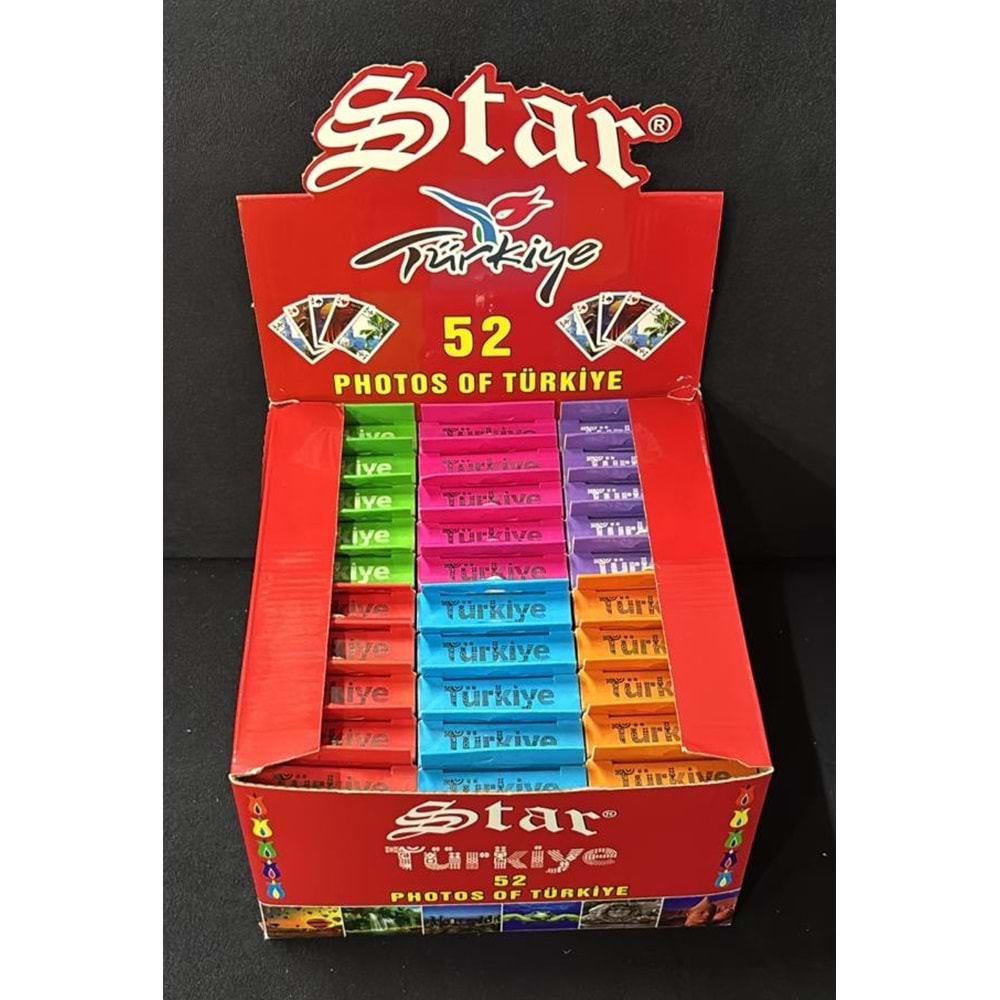 STAR TURİSTİK İSKAMBİL OYUN KAĞIDI 30 LU