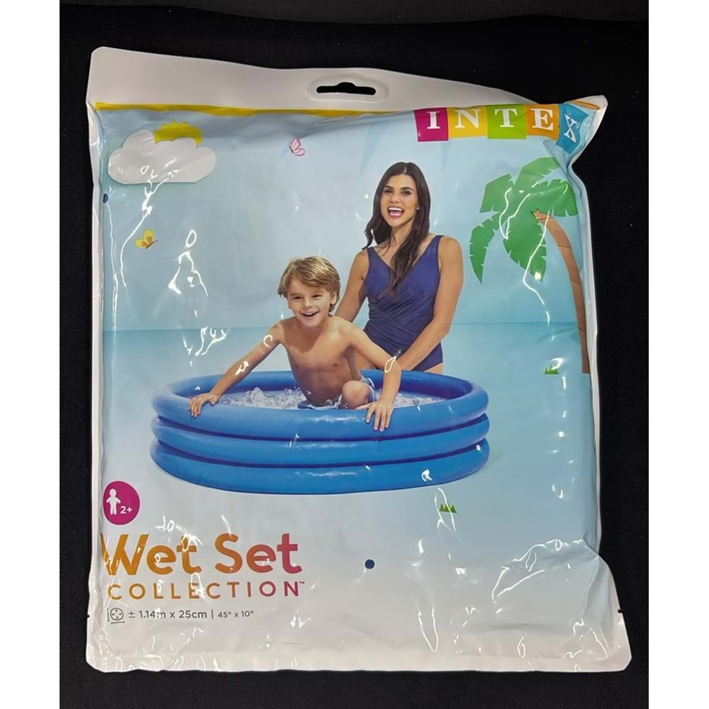 59416 İNTEX KRİSTAL MAVİ HAVUZ 114*25 CM 12 Lİ