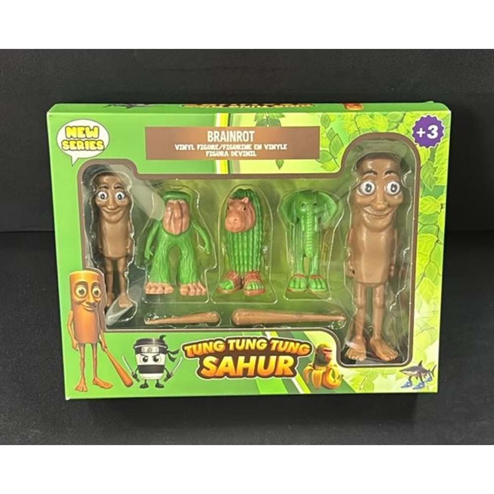 8009 TUNG TUNG SAHUR 5 FİGÜR KUTUDA (72)