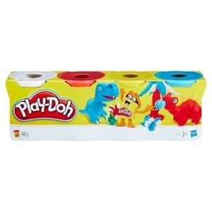 B5517 PLAYDOH 4 LÜ OYUN HAMURU 448 GR 3 AST.