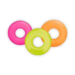 59262 İNTEX FOSFORLU SİMİT 91 CM 3 ASORTİ 24 Lİ