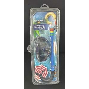 M303+SN01 SNOB ÇOCUK MASKE ŞNOREL SET 12 Lİ