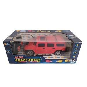 518-7 ALFA ARAZİ ARACI HUMMER UZAKTAN KUMANDALI PİLLİ ARABA (48)