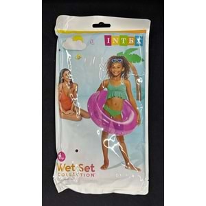 59260 İNTEX ŞEFFAF JUMBO SİMİT 76 CM 3 ASSORTİ 24 LÜ