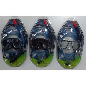 M307+SN02 SNOB TEMP. YETİŞKİN MASKE&ŞNORKEL SET 12 Lİ