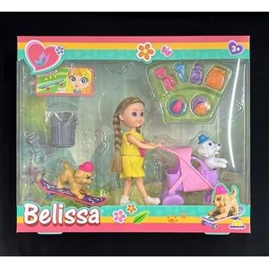 53801 BELİSSA PUSETLİ KAYKAYLI BEBEK