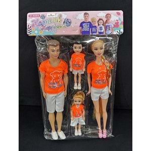 QZ666A AİLE BEBEK SETİ POŞETTE