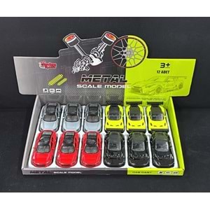 36211C-1/36211C-2 ÇEK BIRAK METAL ARABA 12 Lİ (144)