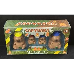 1974 CAPYBARA 2 KÜÇÜK 2 BÜYÜK FİGÜR KUTUDA (60)