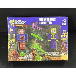 1970 MİNECRAFT 2 Lİ KÜÇÜK FİGÜR KUTUDA (120)