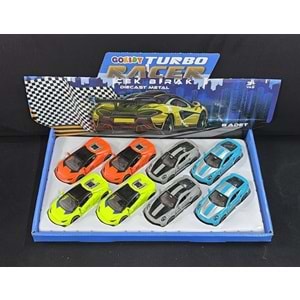 61047 GOKIDY METAL ÇEKBIRAK ARABALAR 8 Lİ (144)