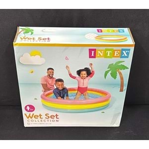 57412 İNTEX 3 BOĞUMLU SUSET HAVUZ 114*25 CM 6 LI