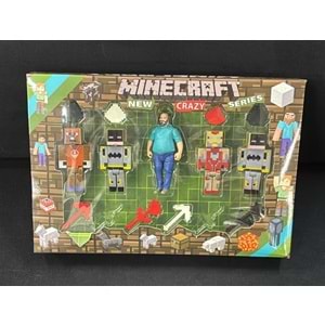 1967 MİNECRAFT NEW CRAZY SERİES 5 KARAKTERLİ KUTU (78)
