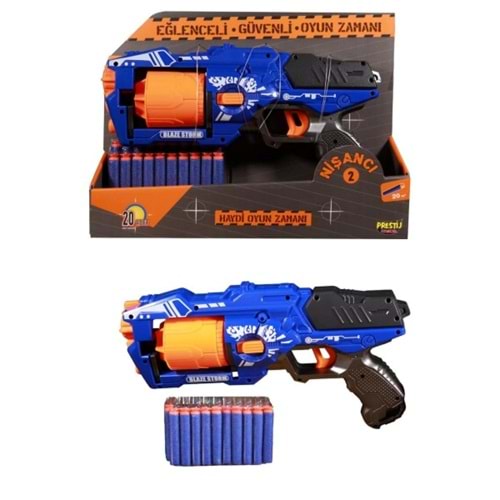 6464 NİŞANCI 2 SÜNGER ATAN NERF SİLAH (40)