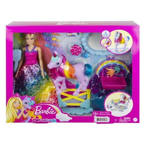 GTG01 BARBİE DREAMTOPİA BEBEK VE TEK BOYNUZLU