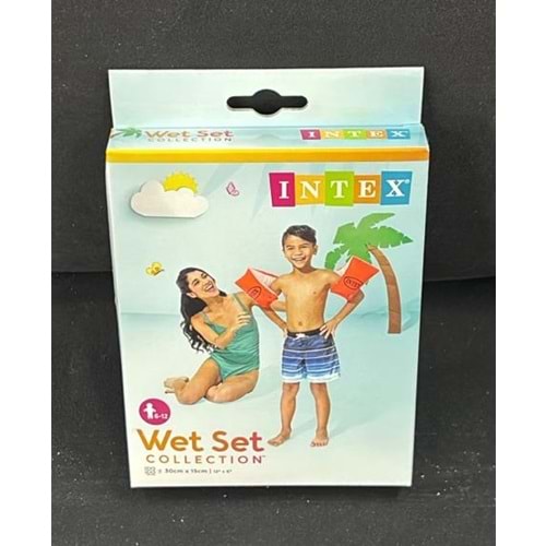 58641 İNTEX KIRMIZI KOLLUK 30*15 CM 36 LI