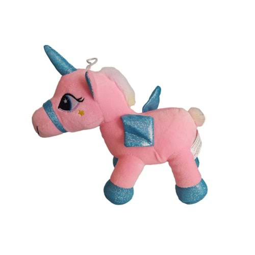 2105002 20 CM ASKILI BOYNUZLU KANATLI PONY PELUŞ 12 Lİ (144)