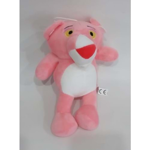 2101102 KÜÇÜK ASKILI PEMBE PANTER PELUŞ 25 CM (144)