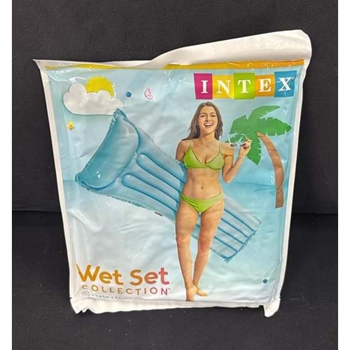 59703 INTEX RENKLİ DENİZ YATAĞI 183*69 36 LI