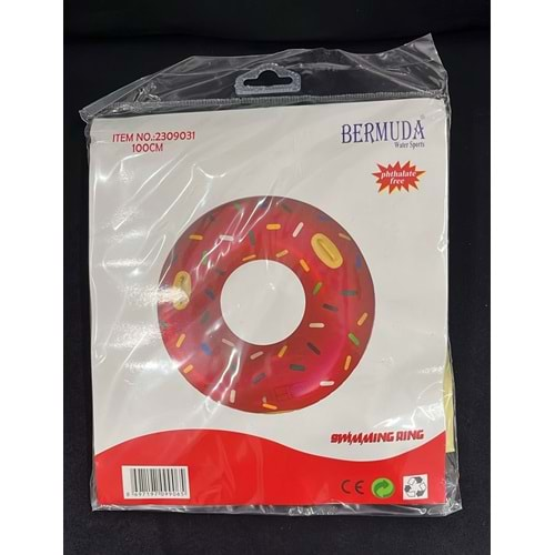 2309031 BERMUDA TUTMALI DONUT SİMİT 100 CM 36 LI