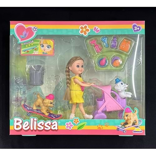 53801 BELİSSA PUSETLİ KAYKAYLI BEBEK