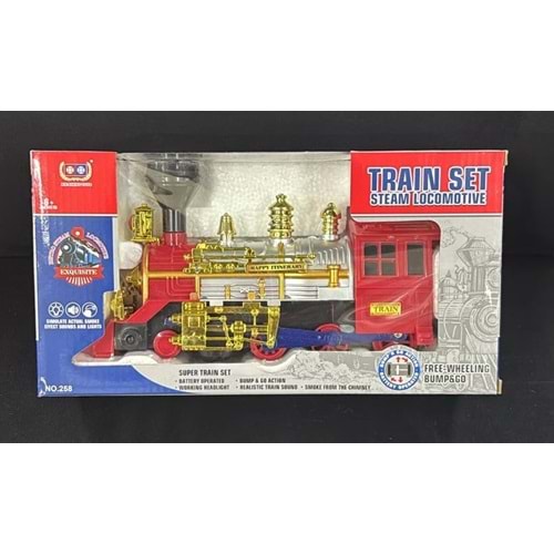 258 SESLİ DUMANLI LOKOMOTİF TREN (36)