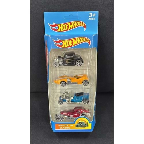 790-413C 4 LÜ HOT WHEELS ARABA (96)