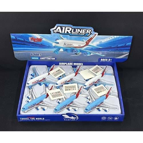 JW567-122 SÜRTMELİ YOLCU UÇAĞI A4300 6 LI (96)