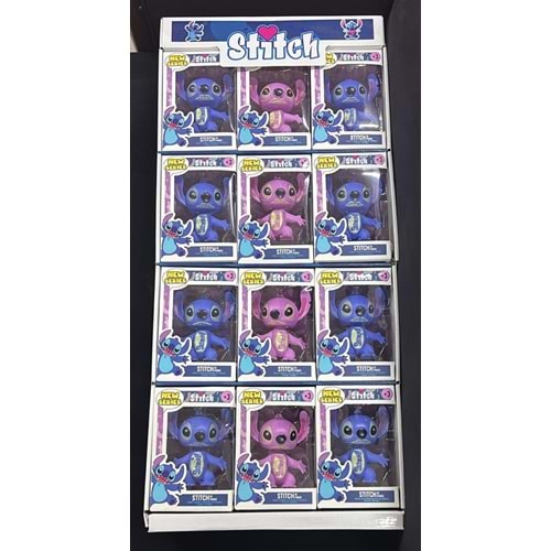 2058 STİCH TEKLİ FİGÜR STAND 12 Lİ (120)