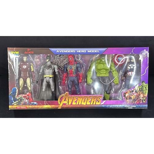 4515 AVENGERS KAHRAMANLAR 5 Lİ SET (36)