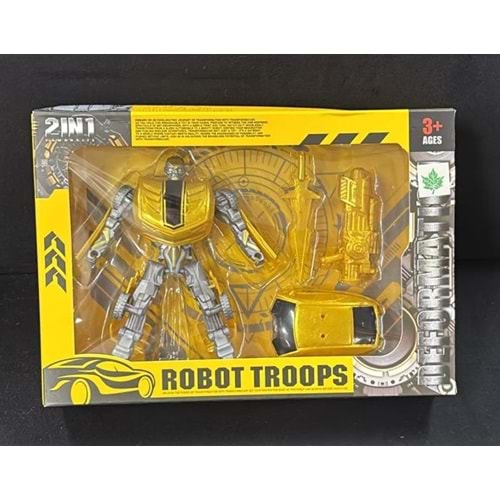 MF6602 ROBOT TROOPS TEKLİ TRANSFORMERS KUTUDA (144)