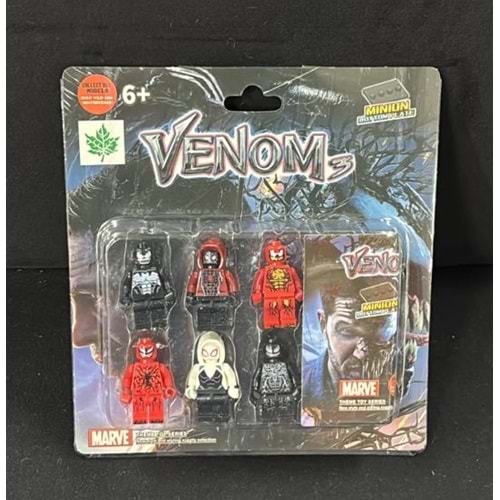 1186 VENOM 6 LI MİNİK FİGÜR (240)