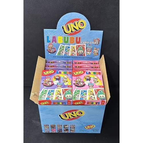 UNO LABUBU OYUN KARTI 20 Lİ