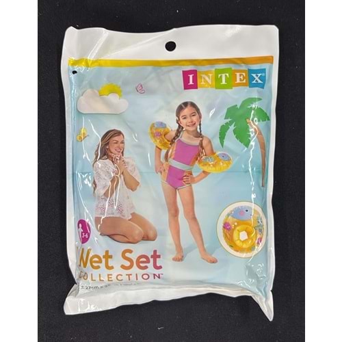 59651 İNTEX DENİZ CANLILARI KOLLUK 27*25 CM 36 LI