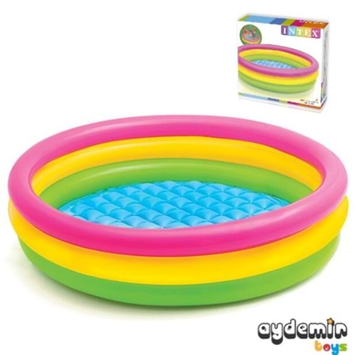 57422 İNTEX 3 BOĞUMLU SUNSET HAVUZ 147*33 CM 6 LI